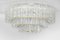 German Murano Ice Glass Tubes Chandelier by Doria, 1960s, Image 2