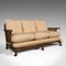 Antique Art Deco English Walnut Bergere Sofa 2