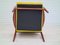 Danish Teak & Kvadrat Wool Chair with Stool, 1970s, Set of 2, Image 8