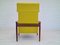 Danish Teak & Kvadrat Wool Chair with Stool, 1970s, Set of 2 13
