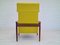 Danish Teak & Kvadrat Wool Chair with Stool, 1970s, Set of 2, Image 13