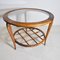 Wooden Coffee Table with Glass Top by Paolo Buffa, 1950s, Image 2