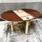 Vintage Italian Dining Table in Teak and Parchment, 1960s 4