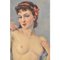 Nude Woman, Oil on Canvas, Framed 3