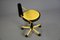 Postmodern Yellow and Black Adjustable Office Chair from Bieffeplast, Italy, 1980 13