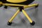 Postmodern Yellow and Black Adjustable Office Chair from Bieffeplast, Italy, 1980 8