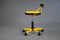 Postmodern Yellow and Black Adjustable Office Chair from Bieffeplast, Italy, 1980, Image 3