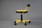 Postmodern Yellow and Black Adjustable Office Chair from Bieffeplast, Italy, 1980 11