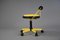 Postmodern Yellow and Black Adjustable Office Chair from Bieffeplast, Italy, 1980, Image 11