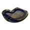 Blue and Green Sommerso Murano Glass Ashtray by Flavio Poli, 1970s 1