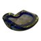Blue and Green Sommerso Murano Glass Ashtray by Flavio Poli, 1970s, Image 1