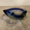 Blue and Green Sommerso Murano Glass Ashtray by Flavio Poli, 1970s, Image 3