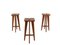 Pine Stools Apila by Rauni Peippo for Stockmann-Orne, Finland, 1960s, Set of 3, Image 4