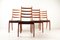 Vintage Danish Teak High-Back Dining Chairs by Korup Stolefabrik, 1960s, Set of 4, Image 1