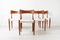 Sedie da pranzo vintage in teak di Bernhard Pedersen & Søn, Danimarca, anni '60, set di 4, Immagine 10