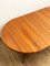 Mid-Century Modern Danish Round Extendable Teak Dining Table from Glostrup, 1960s, Image 10