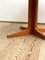 Mid-Century Modern Danish Round Extendable Teak Dining Table from Glostrup, 1960s, Image 8