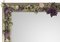 Vintage Tralcio Di Uva Mirror in Porcelain with Wood Frame with Grapevine Decoration by Giulio Tucci 2