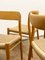 Mid-Century Modern Danish Oak Chairs Model 75 by Niels O. Møller for J. L. Moller, Denmark, Set of 4, Image 6