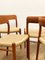 Mid-Century Modern Danish Teak Chairs Model 75 by Niels O. Møller for J. L. Moller, Denmark, Set of 4 12