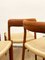 Mid-Century Modern Danish Teak Chairs Model 75 by Niels O. Møller for J. L. Moller, Denmark, Set of 4 10