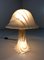 Lampada da tavolo a fungo in vetro di Peill & Putzler, Germania, Immagine 17