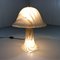 Glass Mushroom Table Lamp from Peill & Putzler, Germany 2