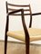 Mid-Century Modern Danish Rosewood 62 Armrest Chair by Niels O. Møller for J. L. Moller, 1960s, Image 10