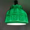Large Mid-Century Swedish Green Glass Hanging Lamp by Helena Tynell for Flygsfors, 1960s, Image 4