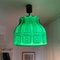 Large Mid-Century Swedish Green Glass Hanging Lamp by Helena Tynell for Flygsfors, 1960s, Image 2