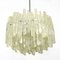 Mid-Century Modern Frosted Glass Acrylic Glass Chandelier by J.T. Kalmar, Image 2