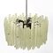 Mid-Century Modern Frosted Glass Acrylic Glass Chandelier by J.T. Kalmar 3