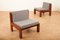 Wood & Fabric Campone 1 Chairs from Jürg Bally, 1975, Set of 2, Image 2