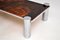 Tavolino da caffè vintage in metallo cromato, anni '60, Immagine 9