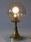 Lampe de Bureau Mid-Century en Laiton de Sölken Leuchten, Allemagne, 1960s 2