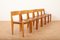 Wood & Leather Model 266 Chairs by Martha Huber- Villiger, 1954, Set of 6, Image 6
