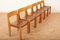Wood & Leather Model 266 Chairs by Martha Huber- Villiger, 1954, Set of 6, Image 2