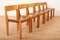 Wood & Leather Model 266 Chairs by Martha Huber- Villiger, 1954, Set of 6 8