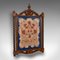 Antique English Victorian Framed Needlepoint Tapestry Coat of Arms, 1900 2