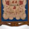 Antikes englisches gerahmtes viktorianisches Wappen mit Gobelinstickerei, 1900 10