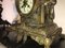 Reloj de repisa francés con candeleros de bronce, década de 1880. Juego de 3, Imagen 11