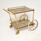 Vintage Italian Brass Drinks Trolley, 1960s 3