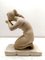 Bela Kucs, Woman Drinking, 1960, Limestone 6