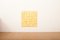 Yellow Painted Plywood Wall Relief 13