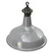 Vintage Industrial Gray Enamel Factory Pendant Light by Benjamin UK for Benjamin Electric Manufacturing Company 3