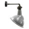 Vintage British Industrial Gray Enamel Sconce Wall Light by Benjamin, UK for Benjamin Electric Manufacturing Company 1