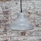 Vintage Dutch Industrial Gray Enamel Hanging Lamp by Philips, Image 4