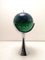 Mid-Century Globe-Shaped Candleholder in Brushed Aluminium, 1970s 1