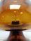 Lampada vintage in vetro ambrato, anni '70, Immagine 13