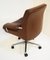 Model P.85 Swivel Chairs in Leather by Giovanni Offredi for Saporiti Italia, Italy, 1980s, Set of 2 6